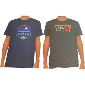 Levi's Boys T-Shirts 2-Pack Youth Set  Navy & Hunter Green‎ Medium (10/12) New